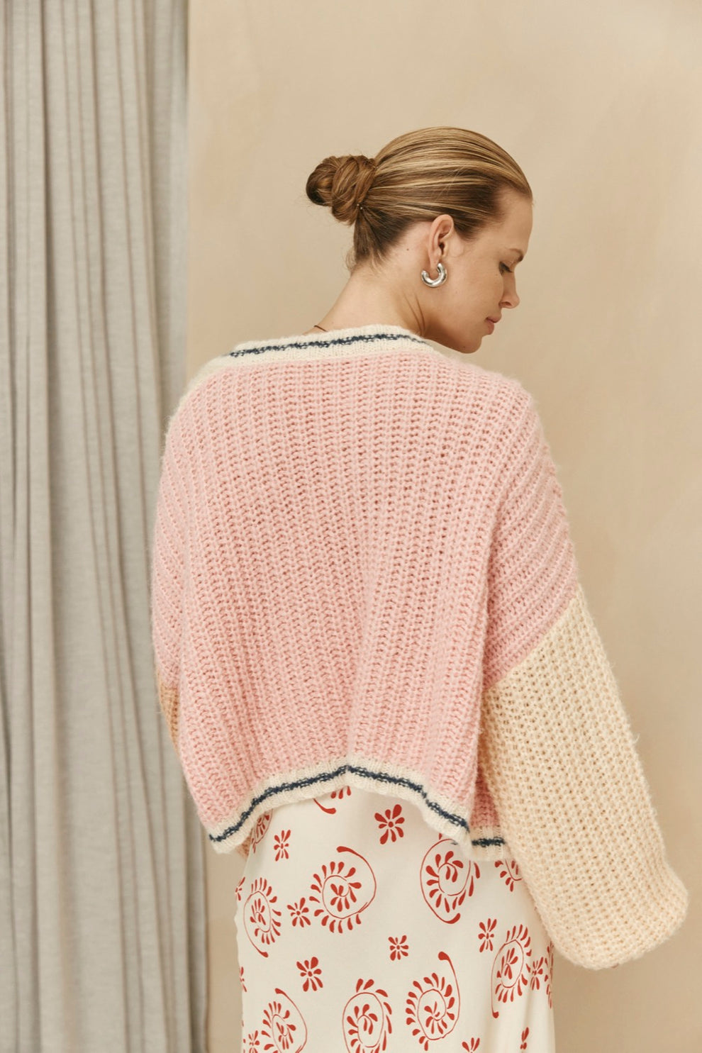 Franca Knit Cardigan Pink