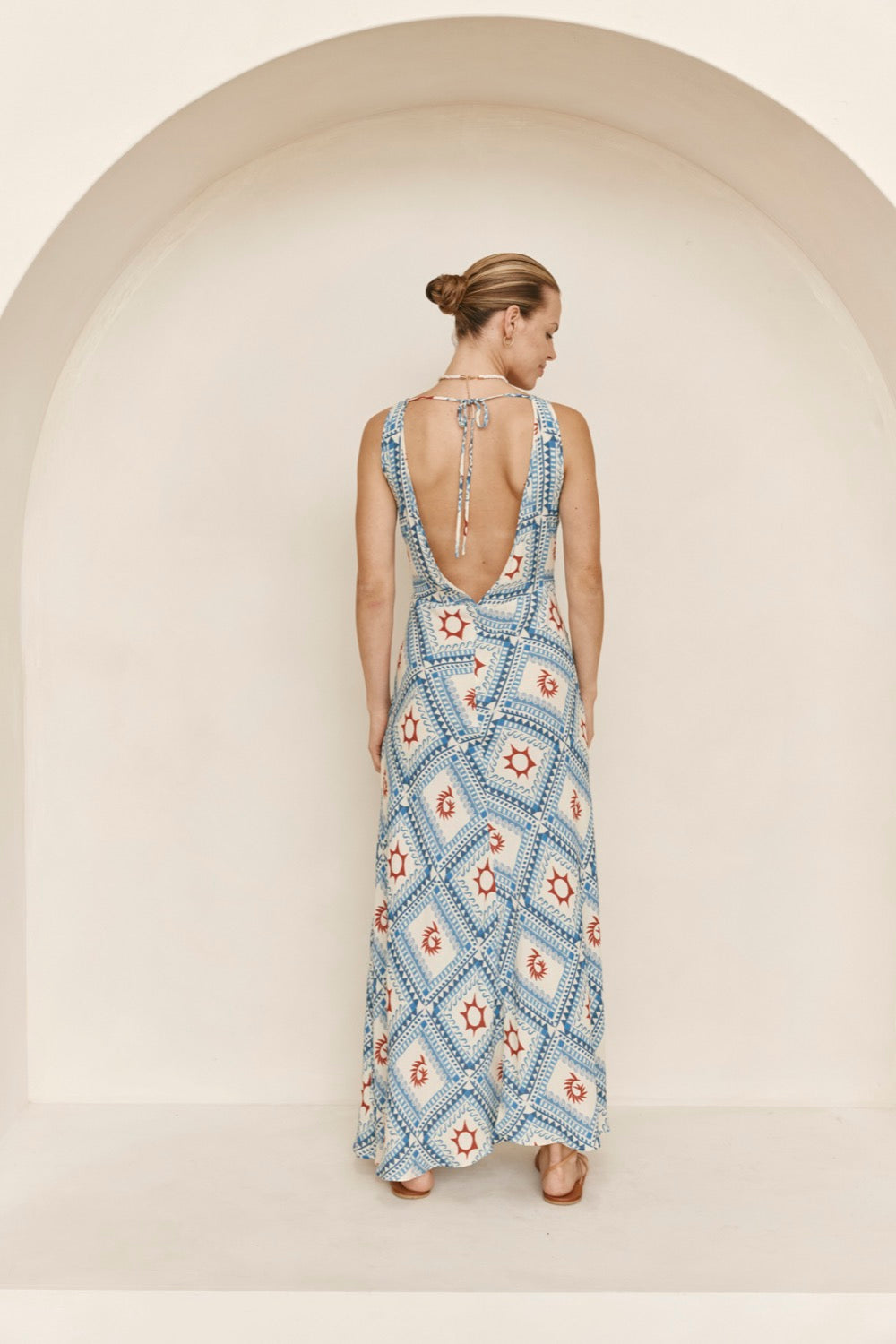 Monette Bias Cut Maxi Dress Blumarine VRG GRL