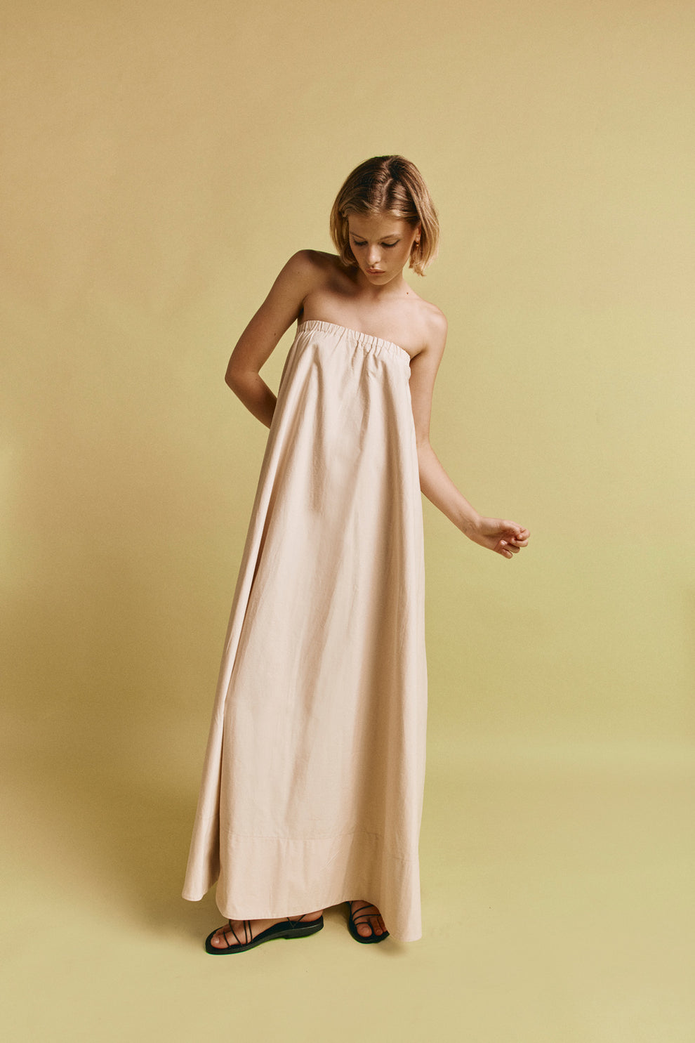 Maia Maxi Dress Nude