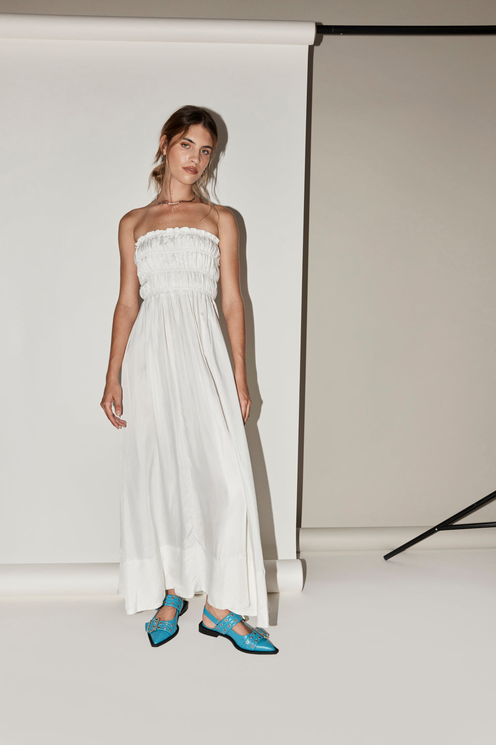 Eliana Maxi Dress White
