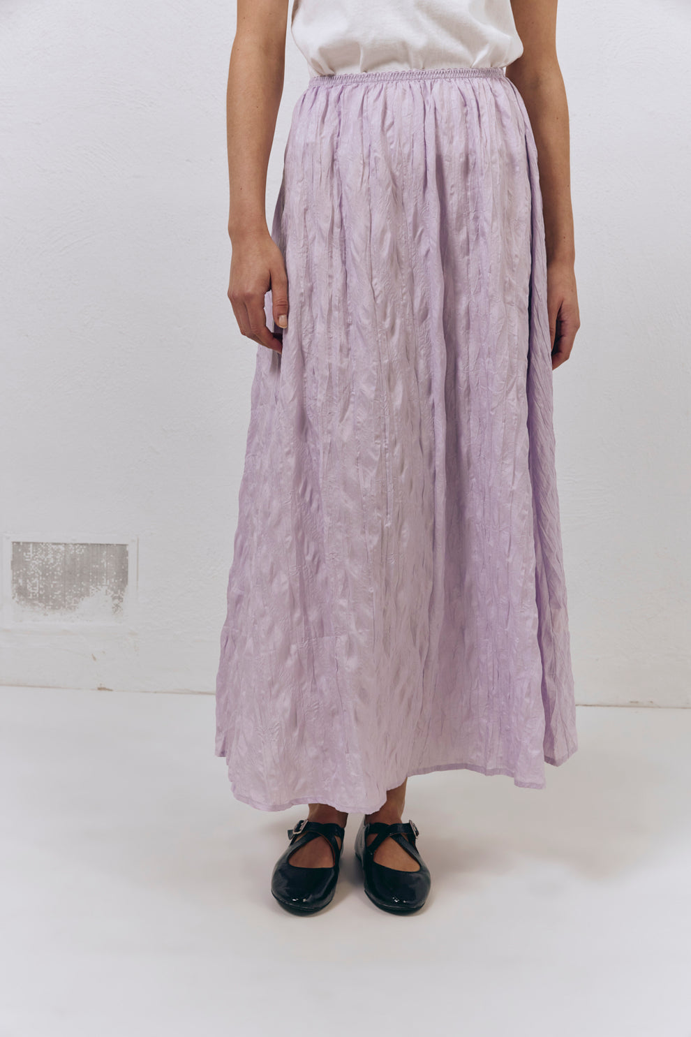 Solara Midi Skirt Lilac