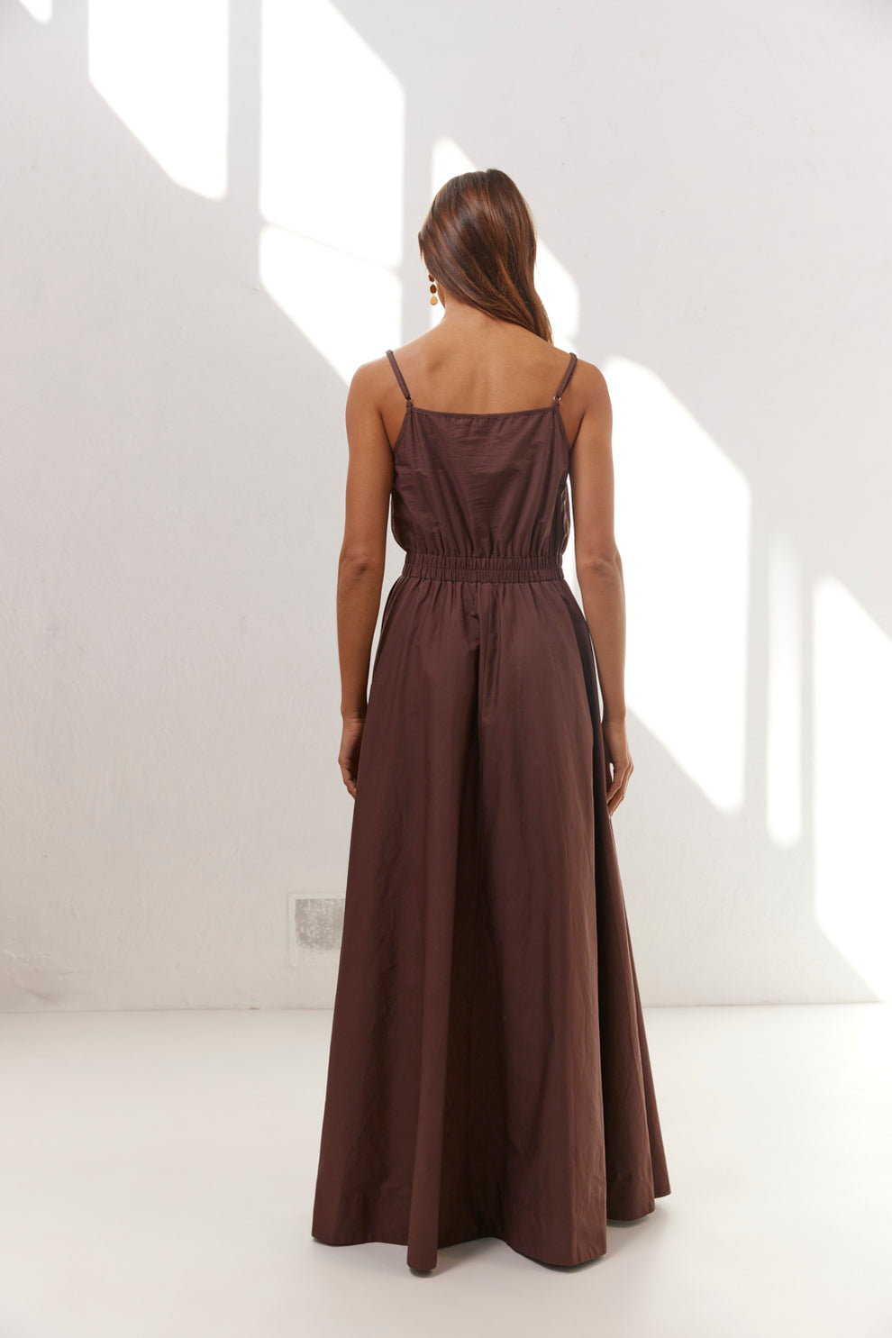 Lou Maxi Dress Chocolate