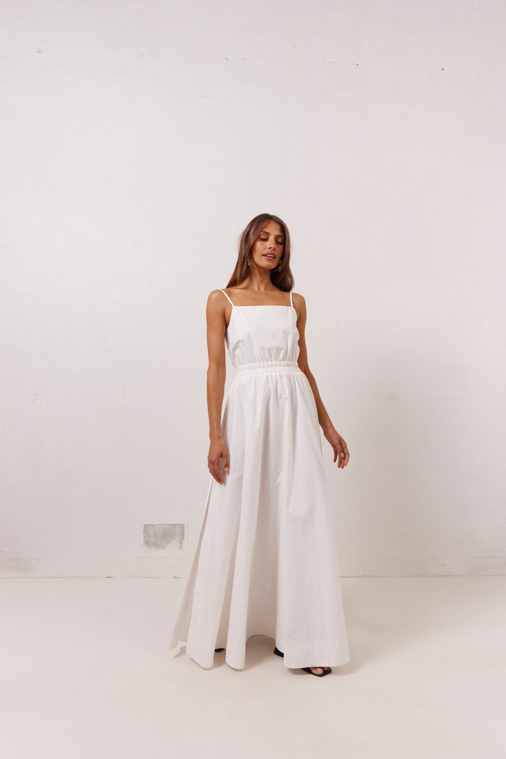 Lou Maxi Dress White