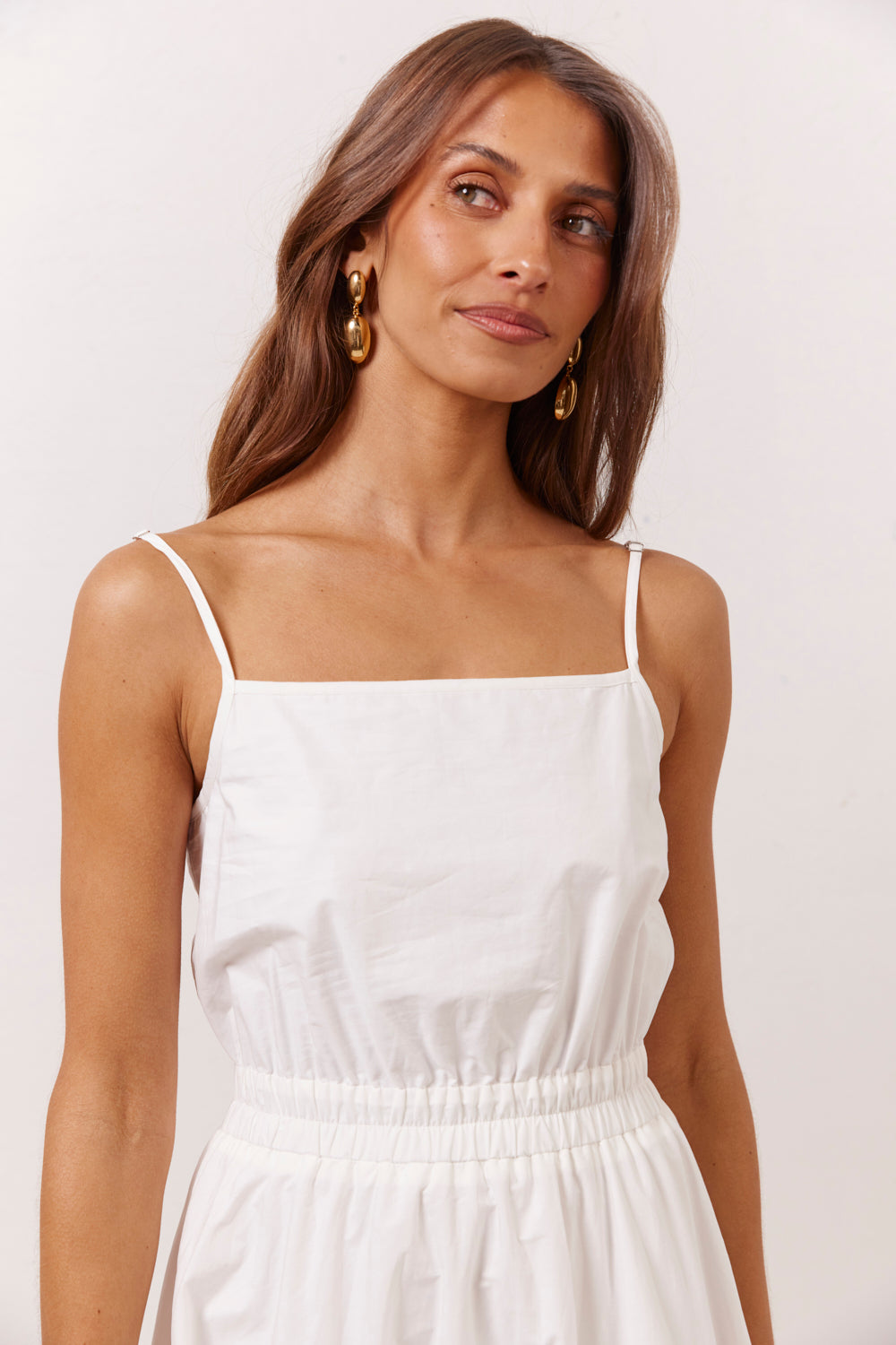 Lou Maxi Dress White