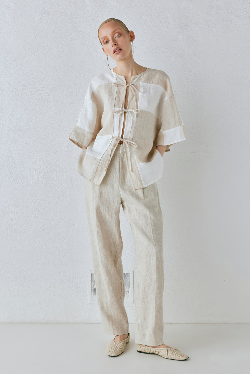 Goldie Linen Pants Oatmeal