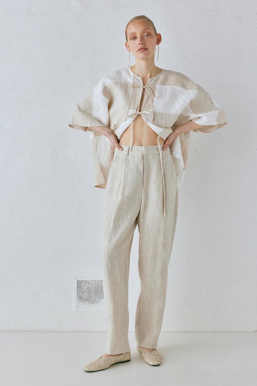 Goldie Linen Pants Oatmeal