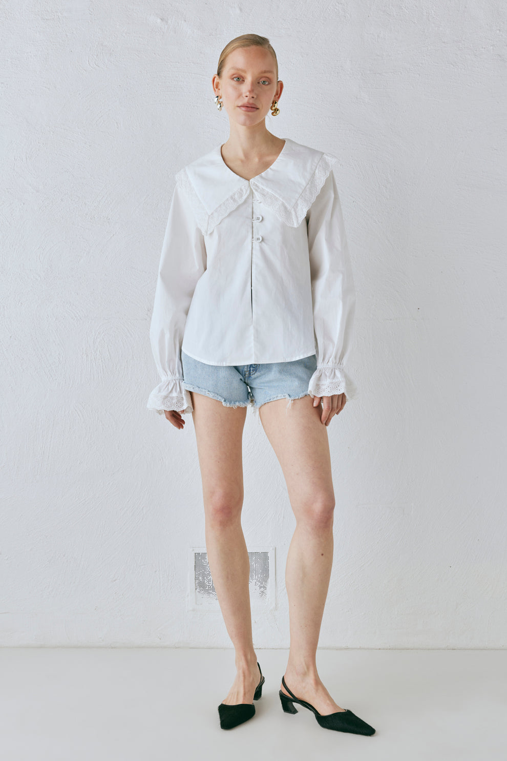 Mae Blouse White