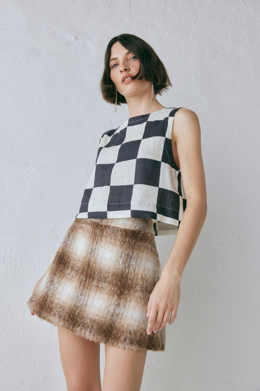 Alexa Mini Skirt Plaid