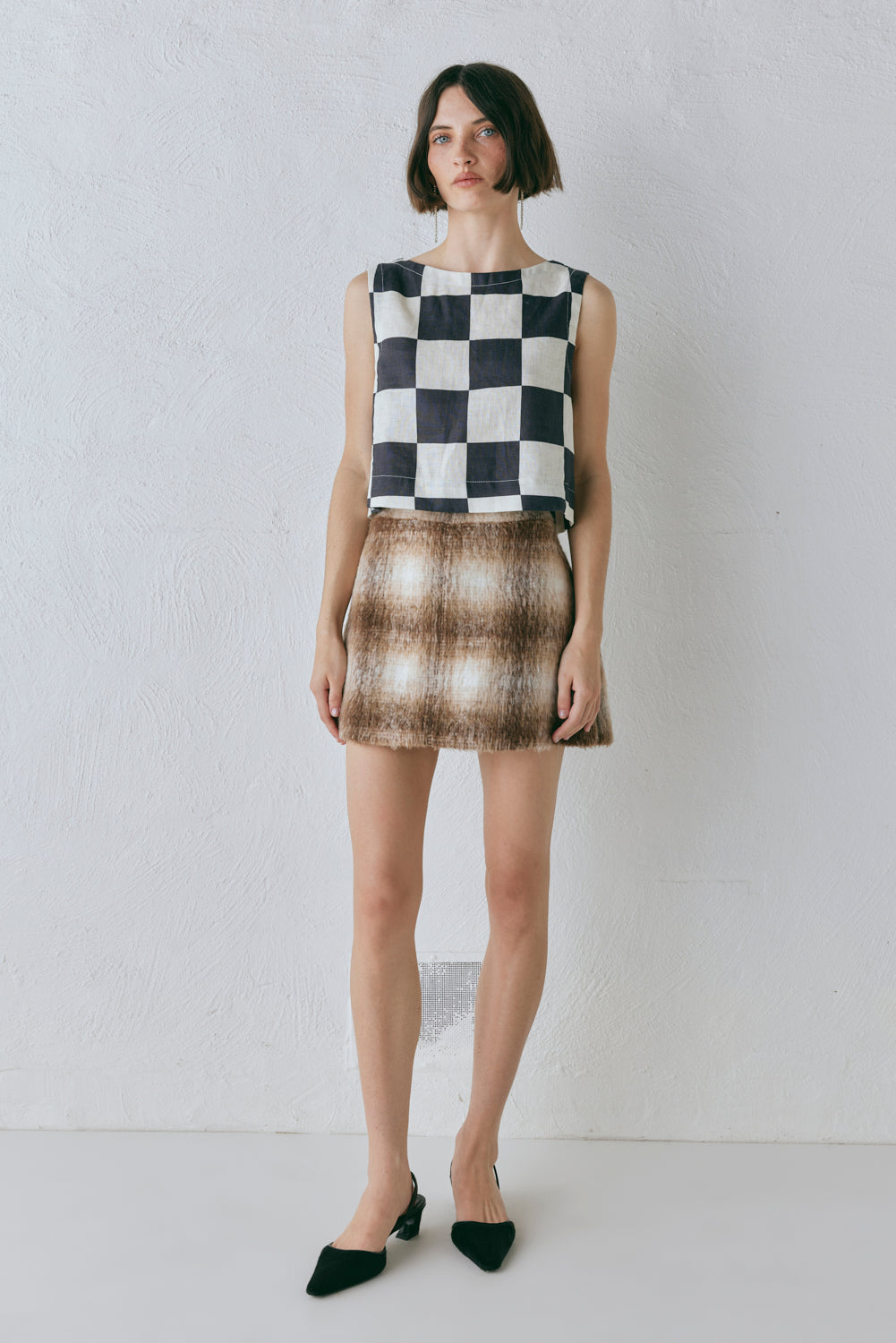 Alexa Mini Skirt Plaid