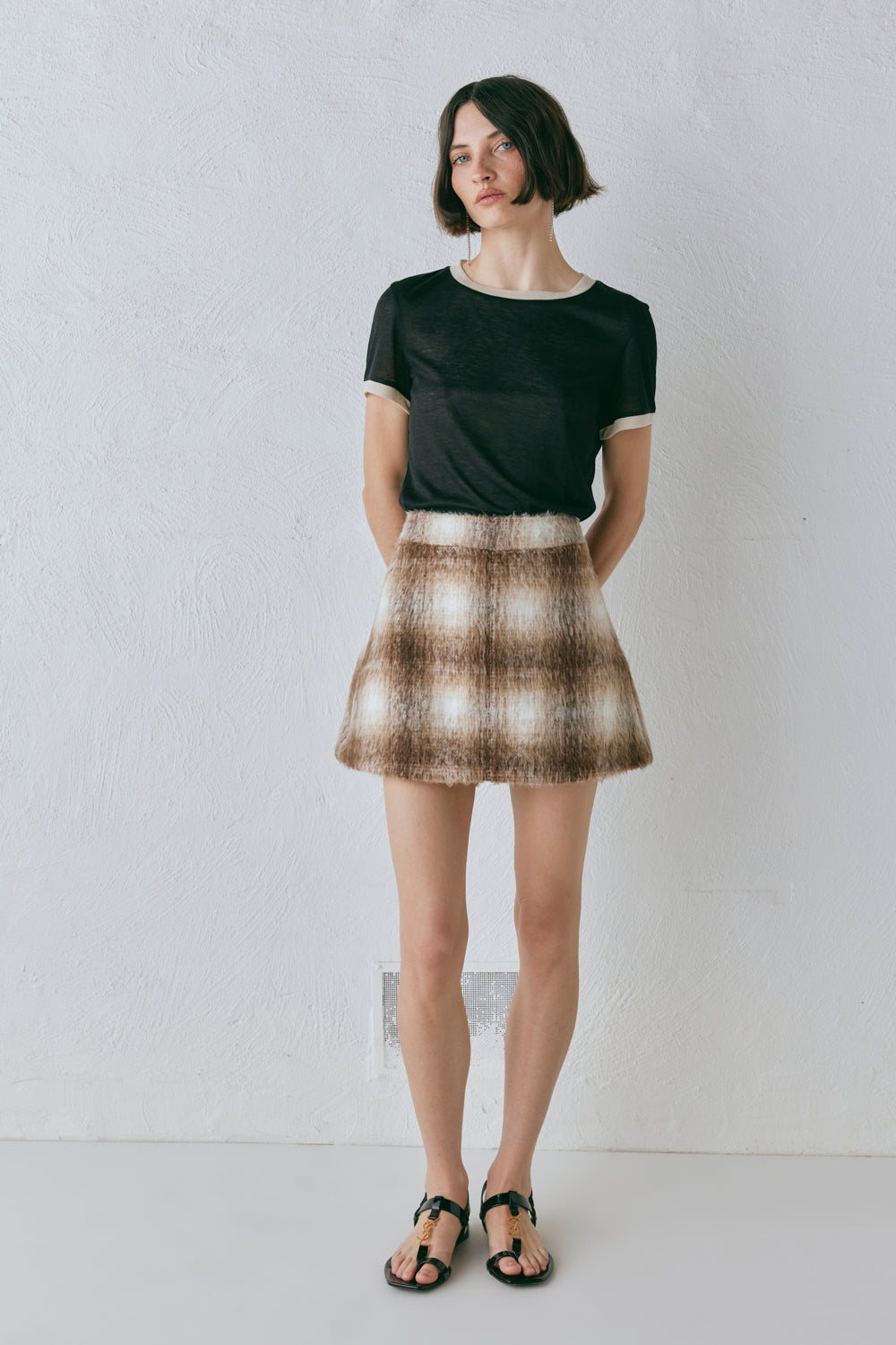 Alexa Mini Skirt Plaid