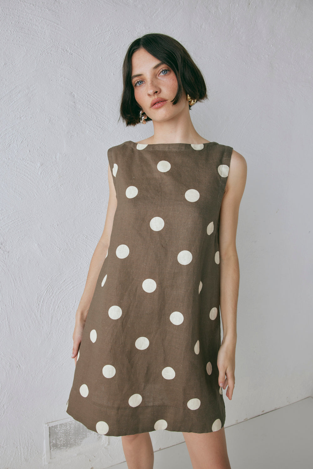 Aftersun Linen Mini Dress Spot