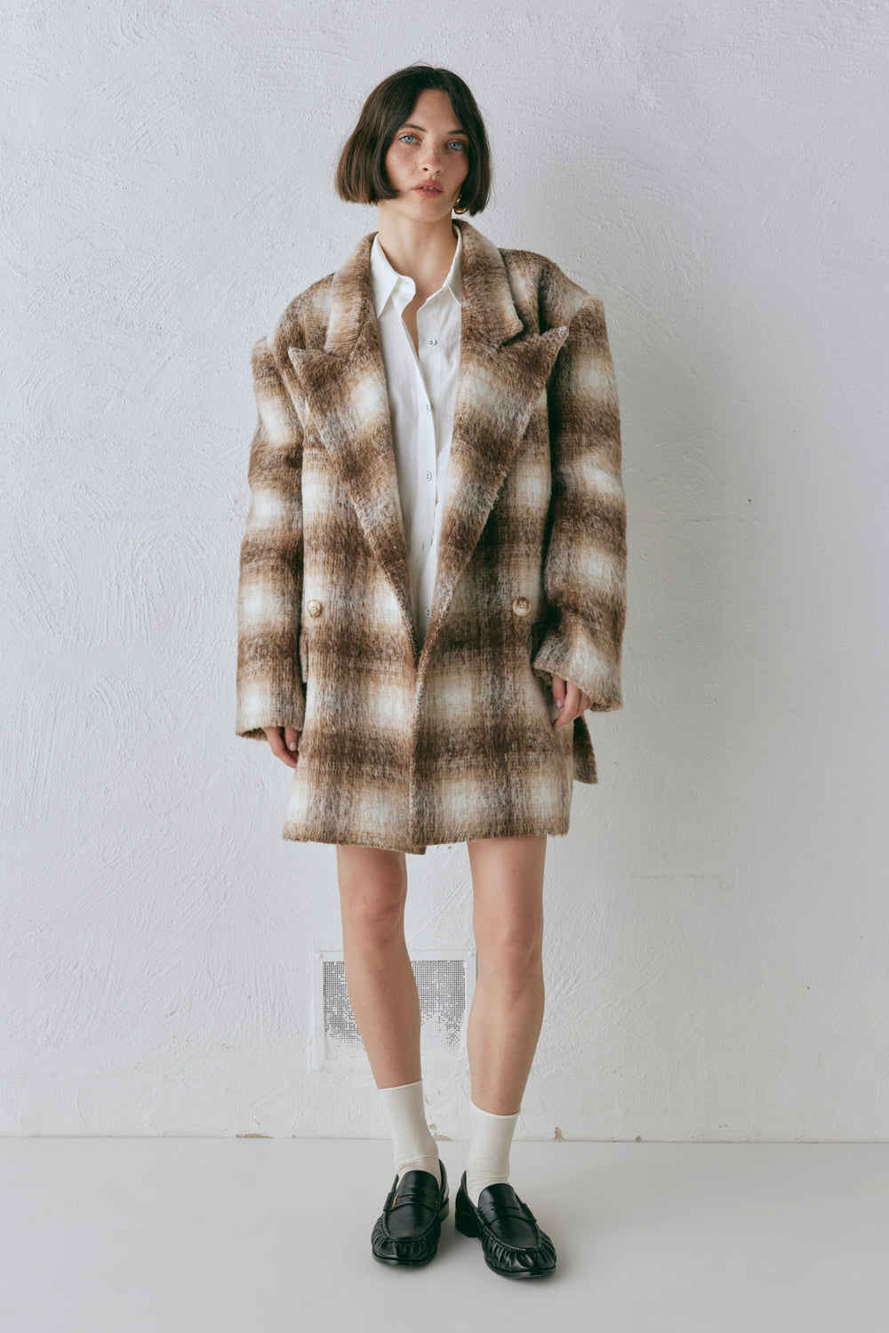 Alexa Blazer Plaid