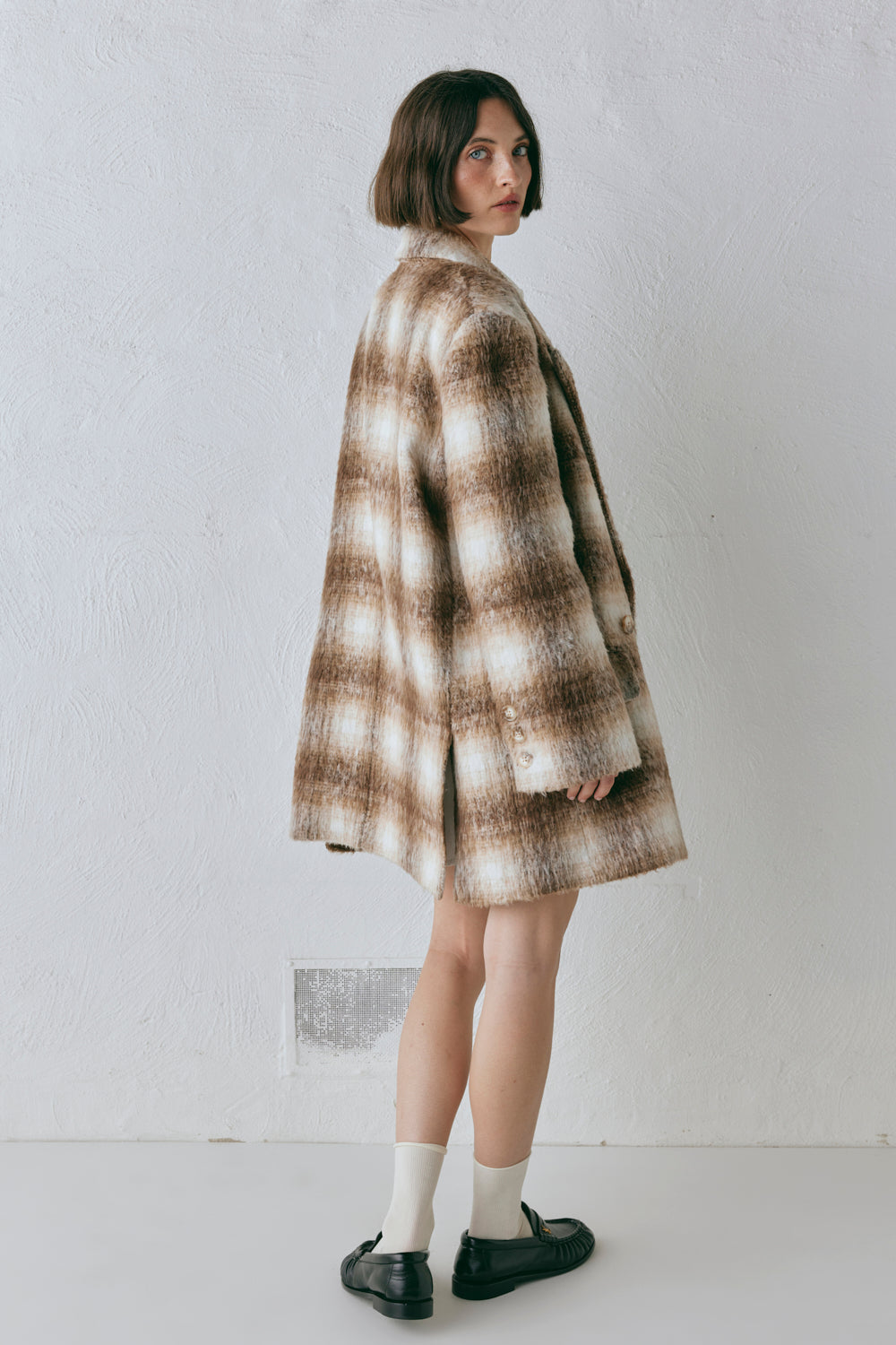 Alexa Blazer Plaid