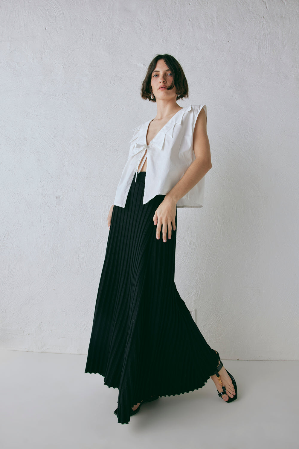 Malou Knit Maxi Skirt Black