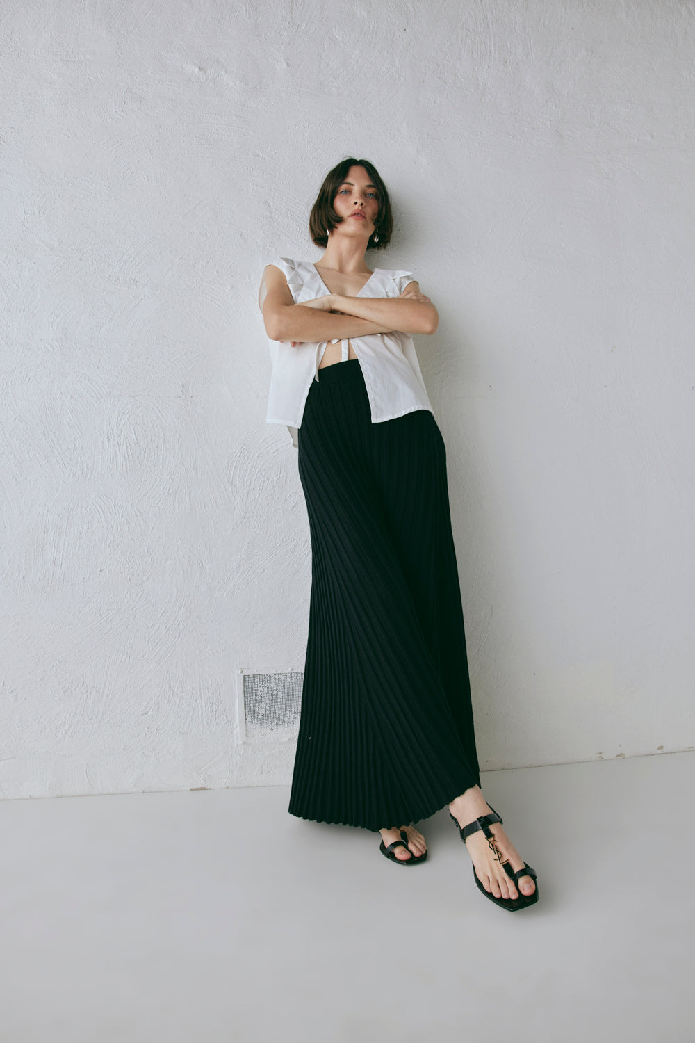 Malou Knit Maxi Skirt Black