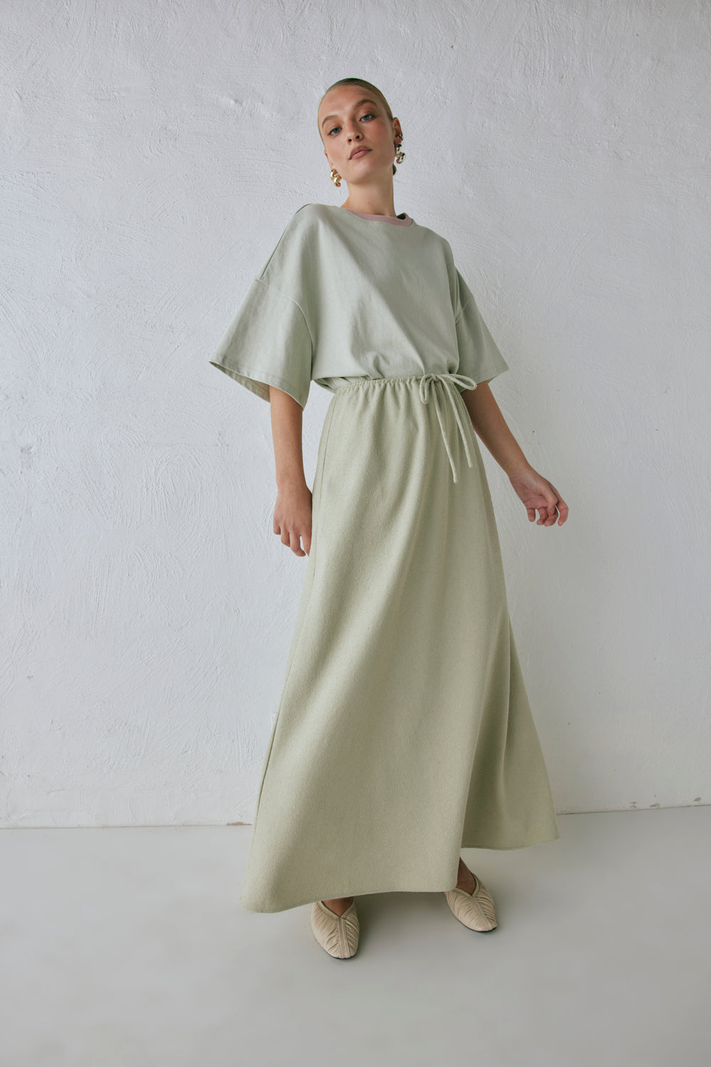 Etta Maxi Skirt Sage