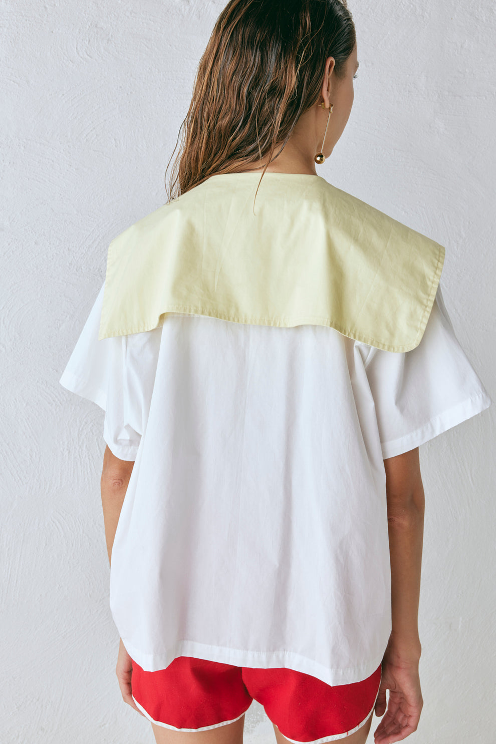 Romy Smock Top Lemon