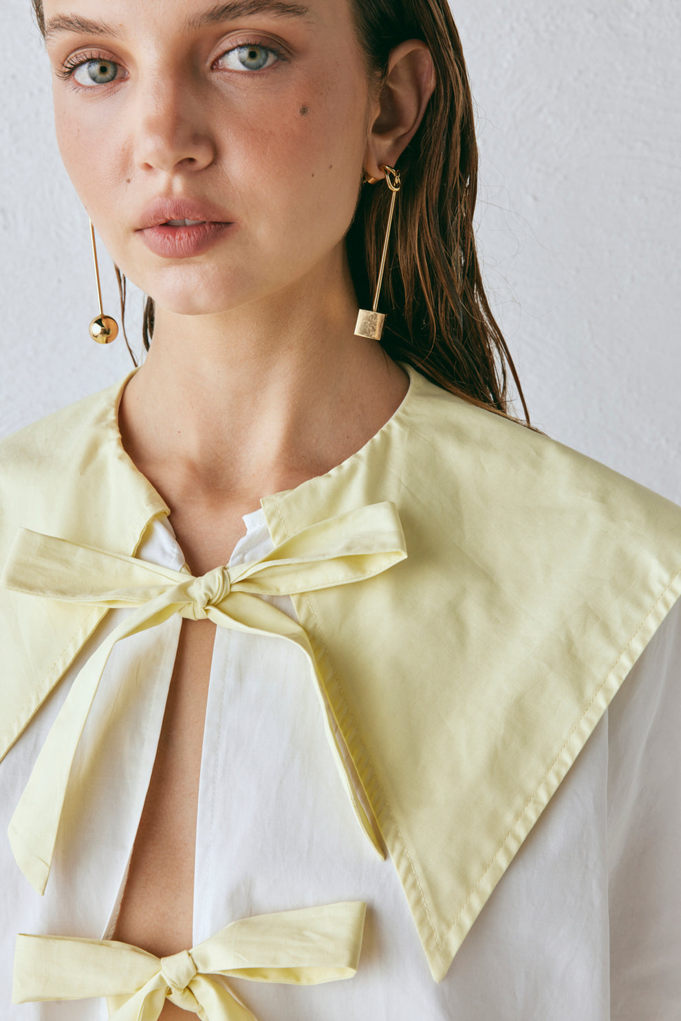 Romy Smock Top Lemon