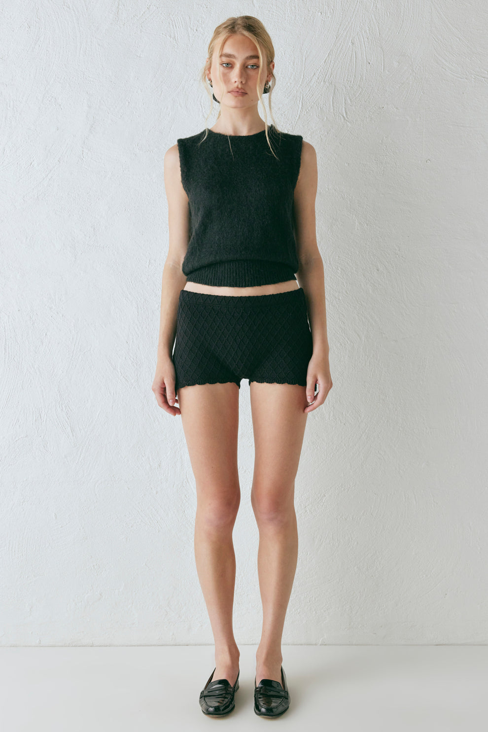 Edie Knit Top Black