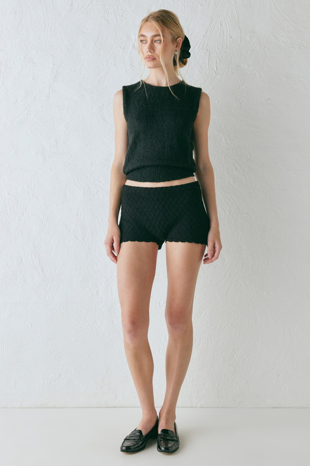 Edie Knit Top Black