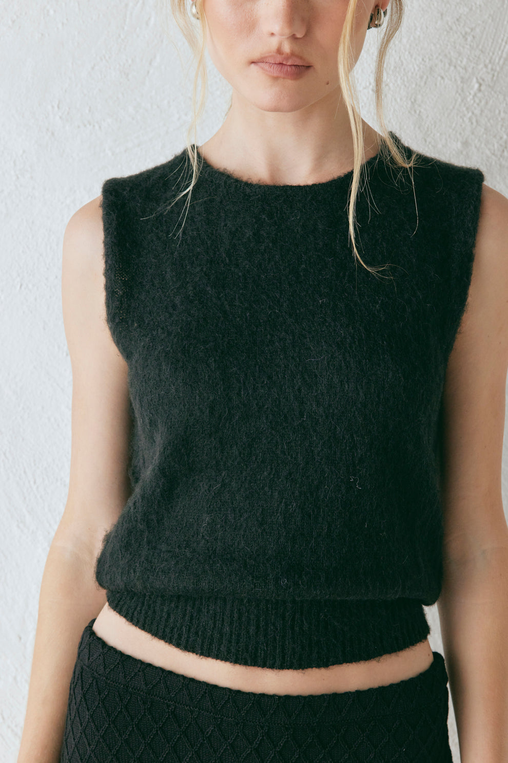 Edie Knit Top Black