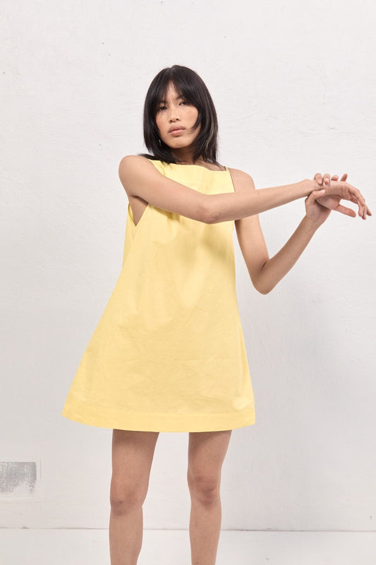 Tulli Mini Dress Lemon