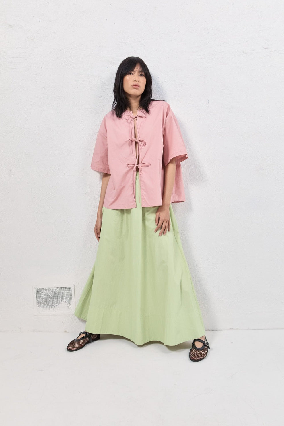 Naomi Smock Top Rose