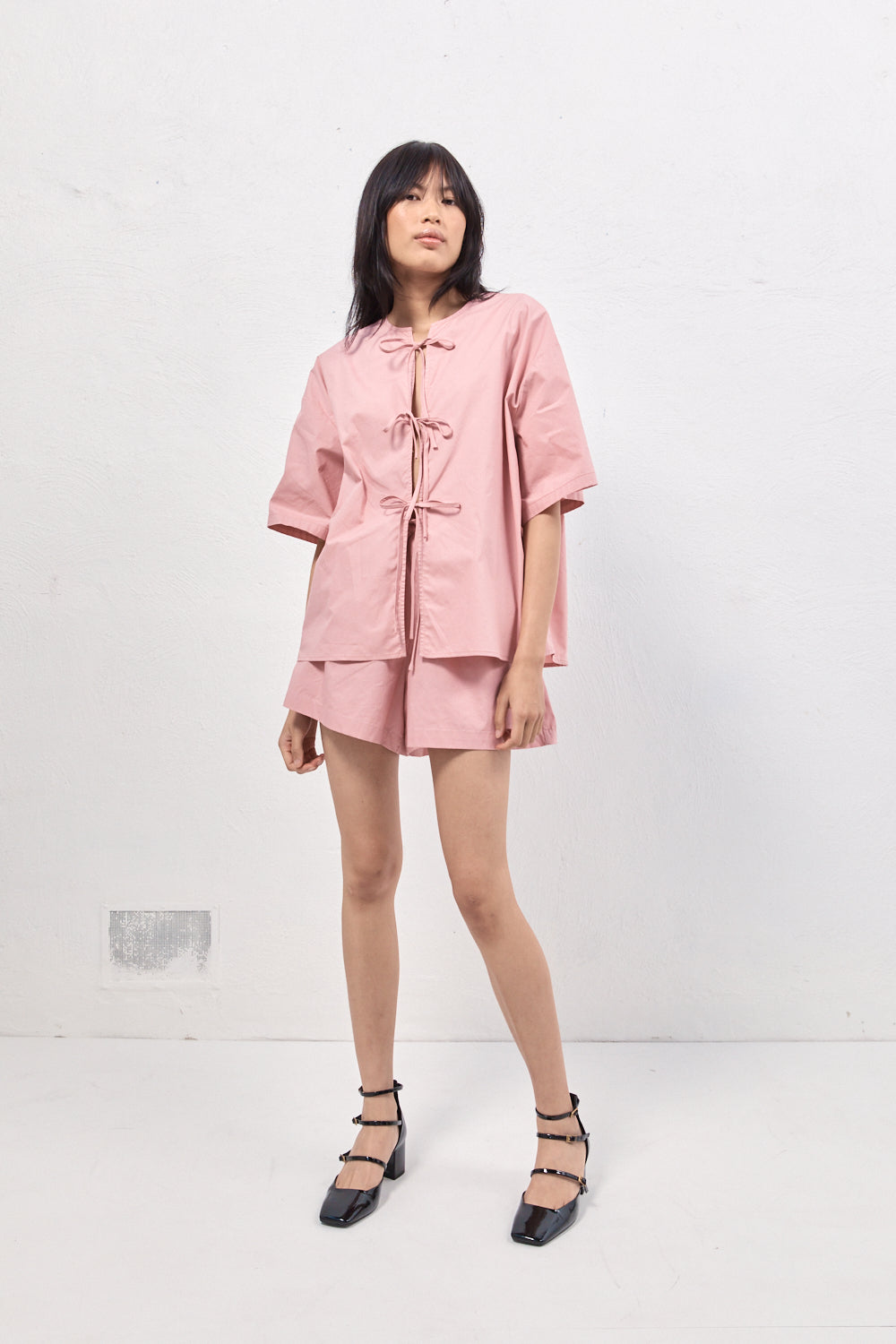 Naomi Smock Top Rose