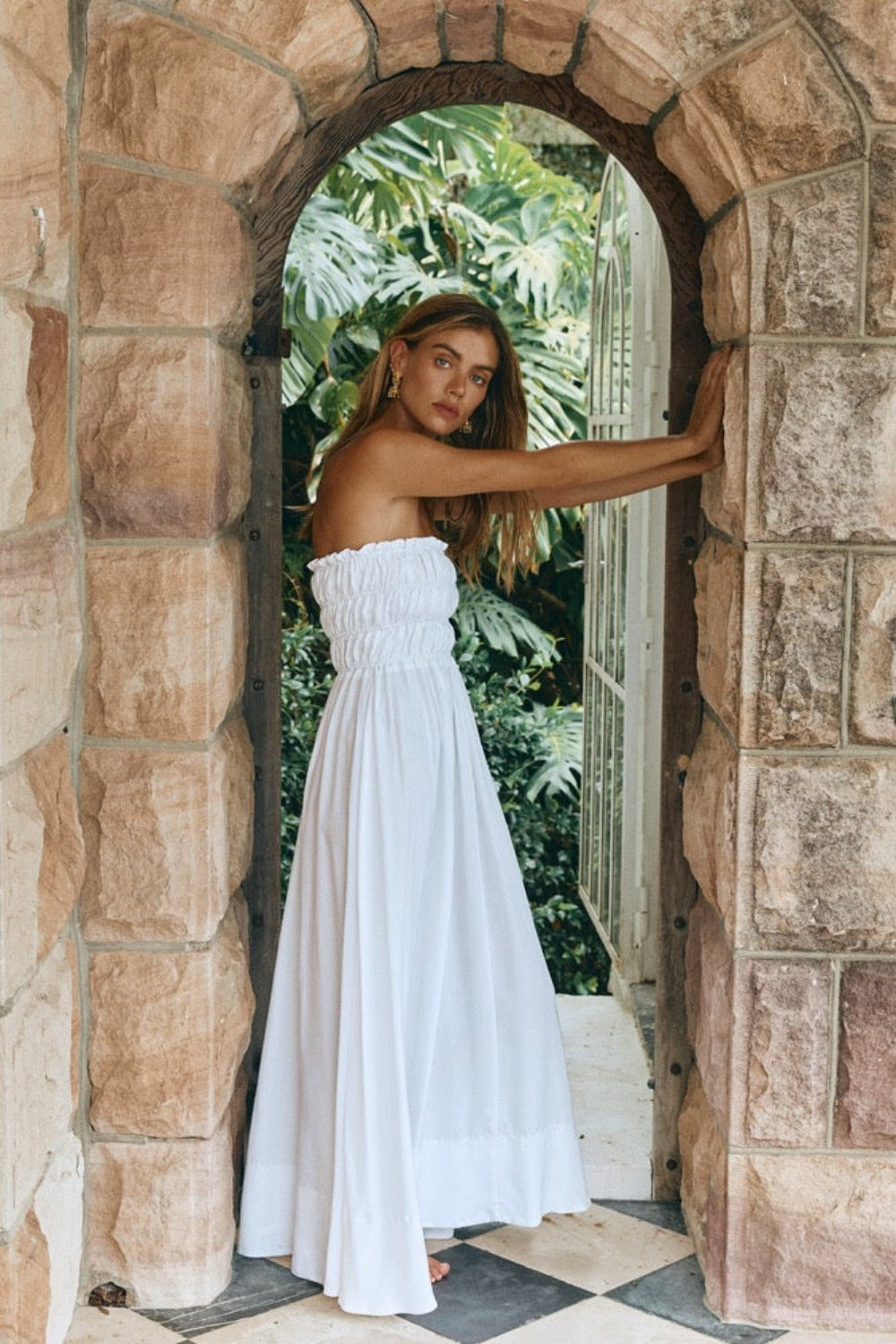 Eliana Maxi Dress White