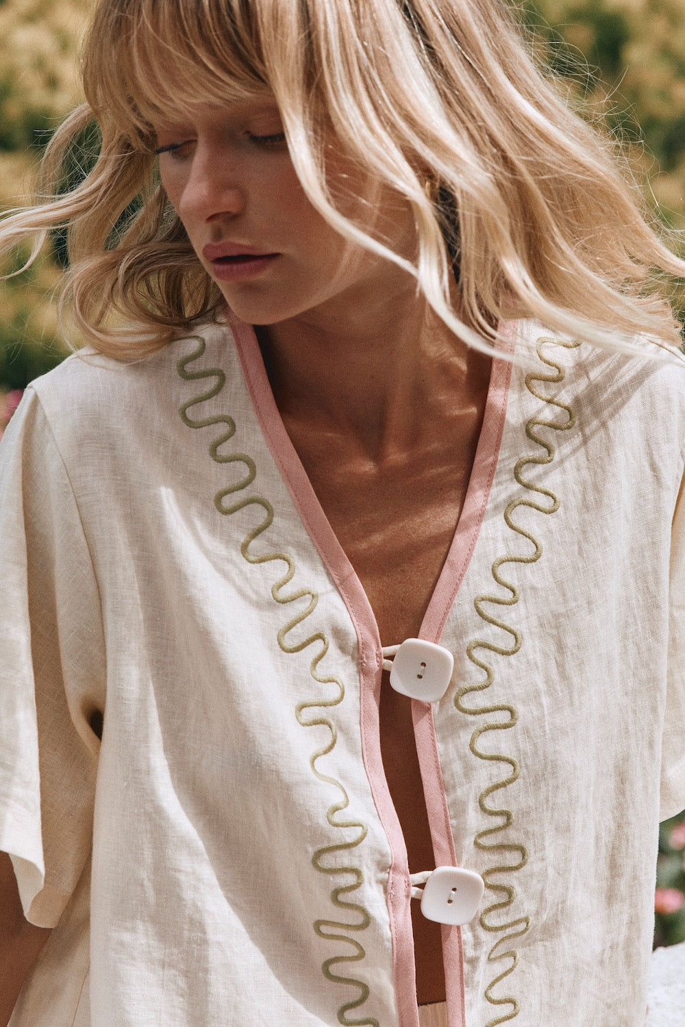 Cultivate Linen Shirt Swirl