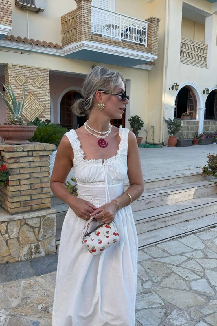VRG White Midi – French GRL Dress Silhouette